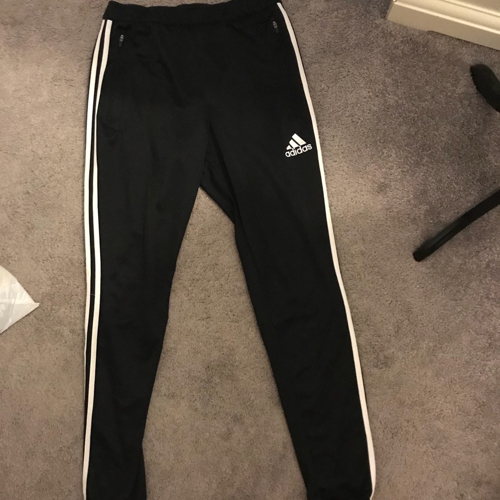 Adidas Black &White Climacool Warmup / Track Pants